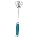 2x Stainless Steel Manual Egg Whisk Beater Stirrer for Kitchen Milk Bread