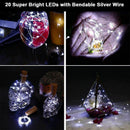 Cork Lights for Wine Bottle, Wine Bottle Lights 12 Pack 6.5ft 20 LED Wine C S5F7
