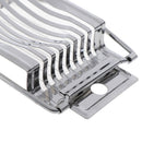 Stainless steel egg cutter egg split slicer loose flower egg multi-valve divide@
