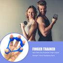 6pcs Hand Grip Expander Finger Gripper Strength Trainer Resistance Band