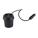 Car Cigarette Lighter Dual USB 2 Way Twin Socket Splitter Charger Power Adapter