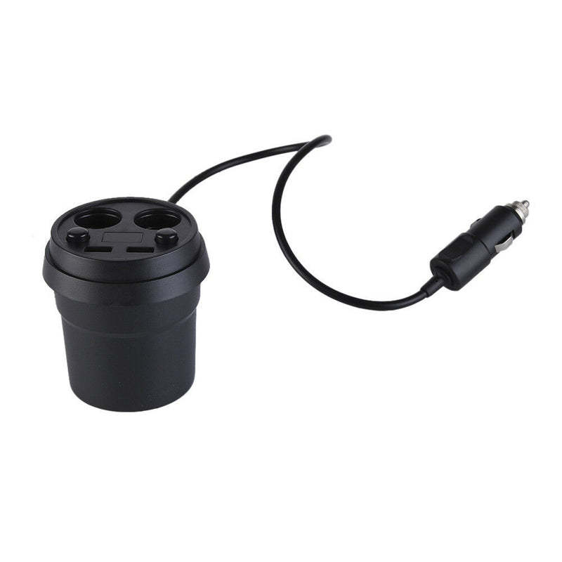 Car Cigarette Lighter Dual USB 2 Way Twin Socket Splitter Charger Power Adapter