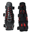 Red Motorcycle Motocross Racing Knee Pads Protector Guards Armor Gear