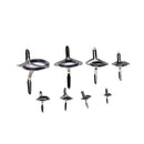 8X Repair Kit Fishing Rod Guides Tips Line Rings For Making Building Repair  MO