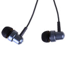 Durable Braided Wire Headphones Sub-woofer Headset with Mic (Gray+Black)
