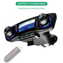 Bluetooth Car FM Transmitter MP3 Player Radio Adapter Charger Pc USB Kit x T7T1