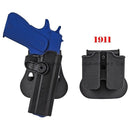 For 1911 Holster Polymer Retention Roto Holster and Double Magazine Holsters