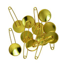 10x Copper Safety Pin Fit 20mm Cabochon Cameo Settings Brooch Lapel Pin Tray