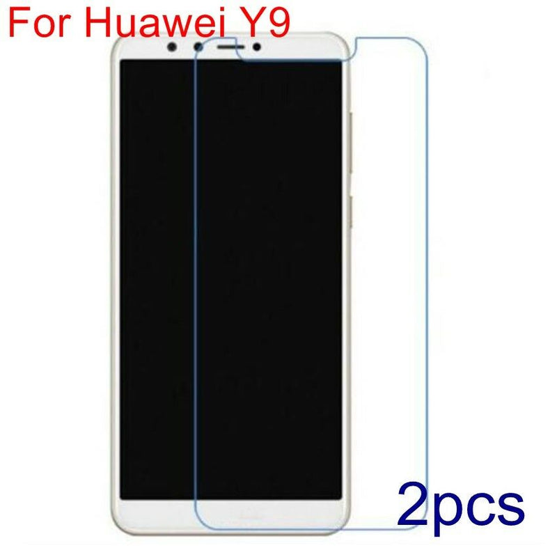 2PC Premium Explosion-proof 9H HD Tempered Glass Screen Protector For Huawei Y9