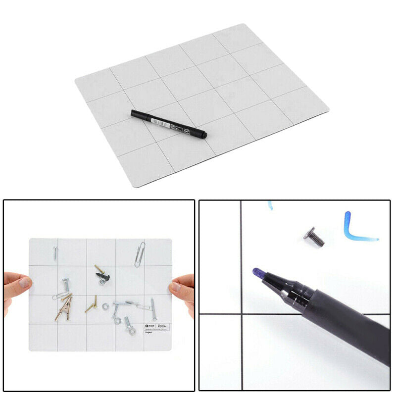 30x25cm Screw Pad Magnetic Project Work Surface Mat Cell Phone Repair Tool
