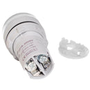 6-100V DC Digital Voltmeter Indicator LED Lamp Round Signal Light (White)