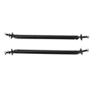 2pcs Universal Front Bumper Lip Splitter Strut Rod Support Adjuste 150mm Black