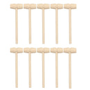 10x Wooden Hammer Mallet Kids Games Knock Educational Toys Boys