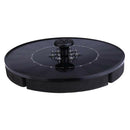 Solar Fountain Pump with LED Lights Water Pump Fountain for Bird Bath,