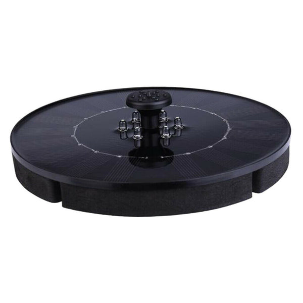 Solar Fountain Pump with LED Lights Water Pump Fountain for Bird Bath,