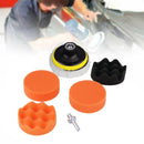 Car Polishing Soft Machine Buffer Pads Set Sponge Wheel With Drill Adapter