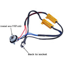 1157 BAY15D LED 50W Load Resistor Hyper Blinking Flashing For Turn Signal PWL