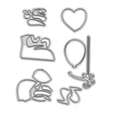 7pcs Animal Metal Cutting Dies Stencils DIY Scrapbooking Decor Embossing