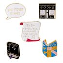 5PCS/Set Cartoon Enamel Collar Brooch Pins Badge Corsage Brooch Jewelry Gift ES