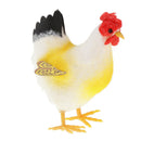 2 Pcs Lifelike Feathered Chick Home Adornment Decoration Handmade Crafts