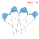 10Pcs 30KV 100P 100PF 101 high voltage ceramic capacitor 30KV 101K LJ