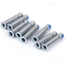 8 Pieces Sturdy 35mm Steel Roller Skate Spikes Nail Screws With 8 Pieces Bushing