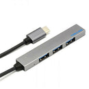 4 Port USB 3.1 Type C hub with a Free USB-C to USB-A Adapter for MacBook Pro and