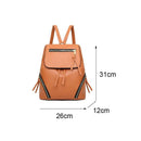Women Drawstring Backpack Leather Travel Girls School Shoulder Bag (Yellow) A