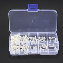 150Pcs M2 M2.5 M3 M4 M5 Nylon Hex Screw Bolt Nut Standoff Assortment Spacer