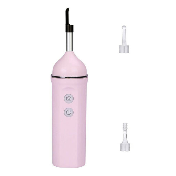 WiFi Wireless Visual Earpick HD Earwax Clean Tool Cleaning Scoop 5.3mm Pink
