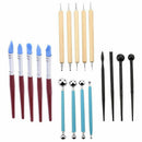 Ball Stylus Dotting Tools 18 pcs Clay Tools Sculpture Modeling Tools for Po