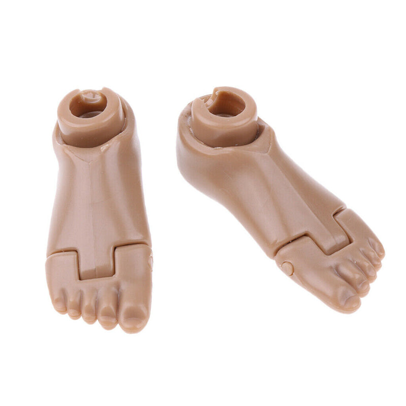 1/6 Bare Feet & Connectors for 12 Inch HT TC TTL 3A Figures Body Accessories