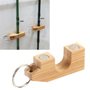 Wooden Fly Fishing Rod Rack Holder Magnetic Rod Guard Rod Transport System