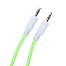 1M 3.5mm Stereo Male to Male Jack Aux Cable Audio Auxiliary Lead For Phone  Y8V4