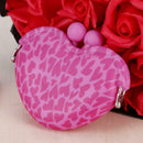 Sweet Women Girls Silicone Mini Heart Clip Key Coin Holder Purse Kids Gifts