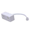 RJ11 Male Plug to RJ11 UK BT Telephone Socket Adapter Splitter