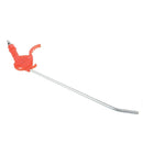 Loaded Spring Trigger Bent Tube Nozzle Red Air Blow Gun Dust Cleaner w/ Adapter