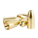5x 10g Brass Weights Drop Slider Sea Fishing Tackle Slip Snag Bullet Sinkers