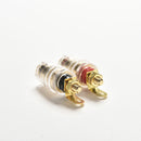 2X  Amplifier Speaker Terminal Binding Post Banana Plug Jack Socket Connector JR