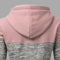 Stitching Women Long Sleeve Hit Color Autumn Leisure Hoodies (Pink M) A