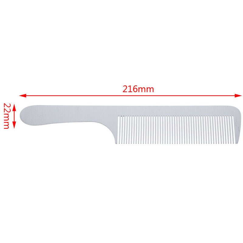 1Pc Anti-static Stainless Steel Comb Professional Salon Hair Styling Barber T â„–[