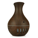 130mL Aroma Essential Oil Diffuser Ultrasonic Humidifier (Dark Brown B)
