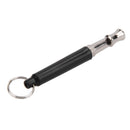 Two-tone Ultrasonic Flute Dog Whistle Keychain for Pet Training A