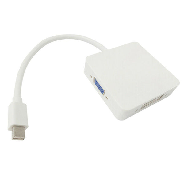 3 in 1 Mini DP Display Port to HDMI / DVI / VGA Display Port Cable Adapter