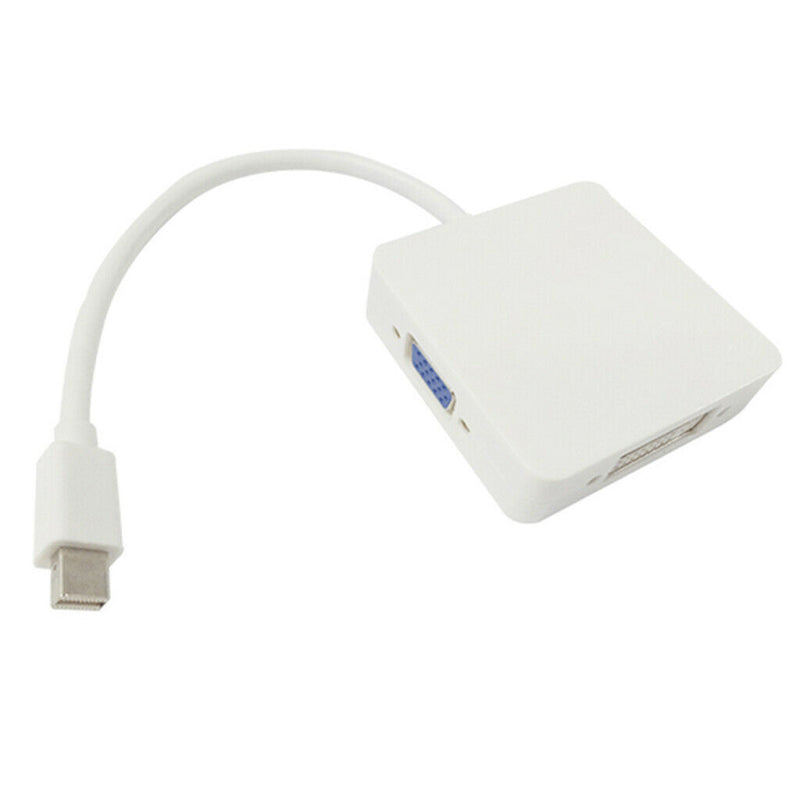 3 in 1 Mini DP Display Port to HDMI / DVI / VGA Display Port Cable Adapter