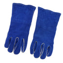 1 Pair of Soft Artificial Cowhide Argon Arc Welding Gloves Heat Resistant