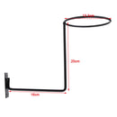 Steel Motorcycle Helmet Hanger Jacket Hook with Screw for Coats Hats Caps