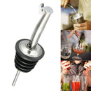 Liquor Pourer Flow Wine Bottle Pour Spout Stopper Stainless Steel Cap ã€NewME