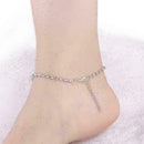 Women Lady Crystal Rhinestone Love Heart Anklet Ankle Bracelet Jewel UKLQ C C3U7
