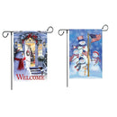 Happy Christmas Double-Sided Printing Garden Flag 7#